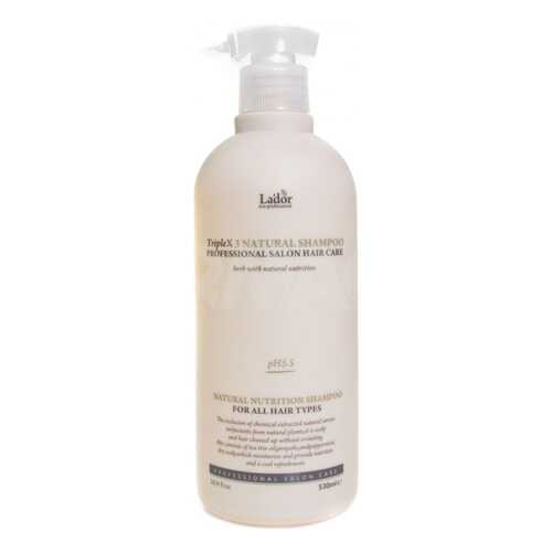 Шампунь La'dor Triplex Natural Shampoo 530 мл в NL International